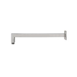 Wall Mount Square Shower Arm - 16" (400mm) - With Flange