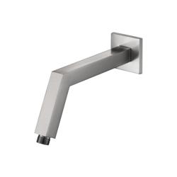 Square Shower Arm With Flange - 10" - With Flange