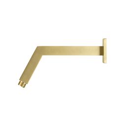 Square Shower Arm With Flange - 10" - With Flange