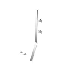 Wall Mount Faucet With Deck Handles