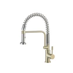 Caso - Semi-Professional Dual Spray Stainless Steel Kitchen Faucet With Pull Out