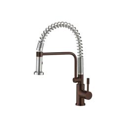 Caso - Semi-Professional Dual Spray Stainless Steel Kitchen Faucet With Pull Out