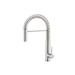 Dixie - Semi-Professional Dual Spray Stainless Steel Kitchen Faucet With Pull Out