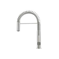 Dixie - Semi-Professional Dual Spray Stainless Steel Kitchen Faucet With Pull Out