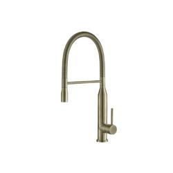 Glatt - Semi-Professional Dual Spray Stainless Steel Kitchen Faucet With Pull Out