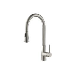 Zest - Dual Spray Stainless Steel Kitchen Faucet With Pull Out