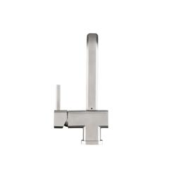 Cito - Dual Spray Polished Steel Kitchen Faucet With Pull Out