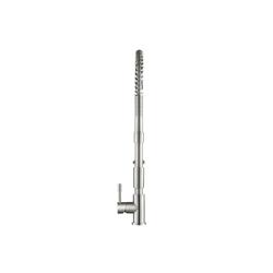 Professio - F - Professional Polished Steel Kitchen Faucet With Pull Out & Pot Filler